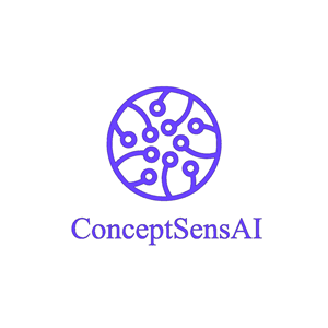 ConceptSensAI logo: AI tool for analyzing story concepts and narrative viability.